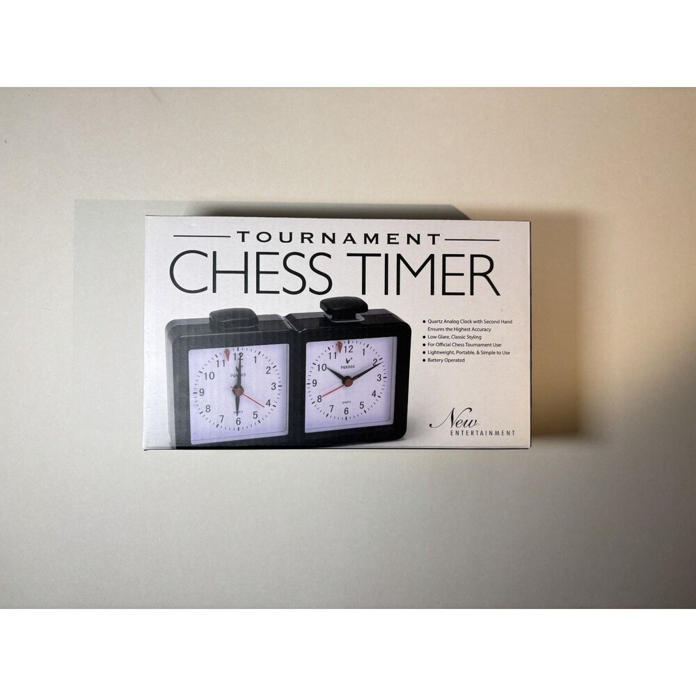 Tournament Chess Timer In Box TESTED WORKS Competition-Ready